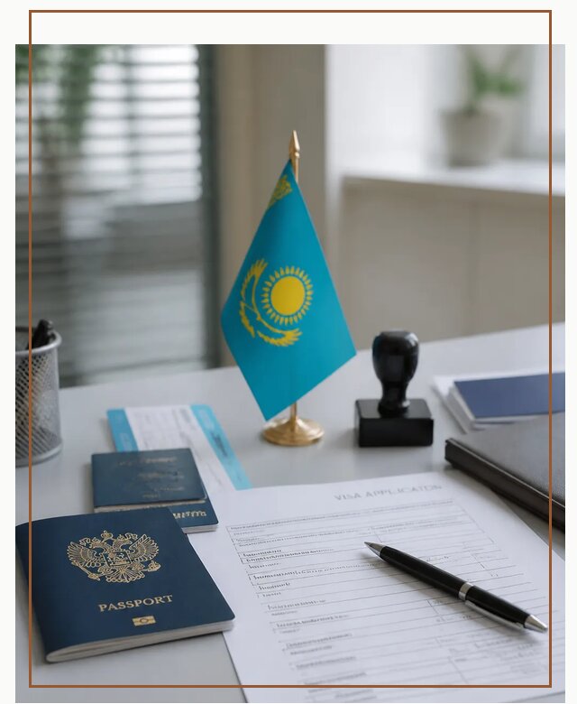 Оформление визы в Казахстан для поездки и работы в Электростали